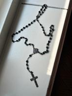 Oude rozenkrans met zilveren kruis, Ophalen of Verzenden