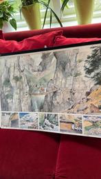 Schoolplaat : Kijk dit zit zo. Nr. 4 De rivier (bovenloop), Ophalen, Natuur en Biologie