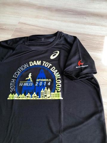 Asics LIMITED Runningshirt 30th Dam tot Dam loop 2014 (NIEUW beschikbaar voor biedingen