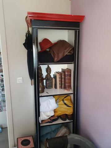 Vintage boekenkast/opbergkast - afbeelding 2