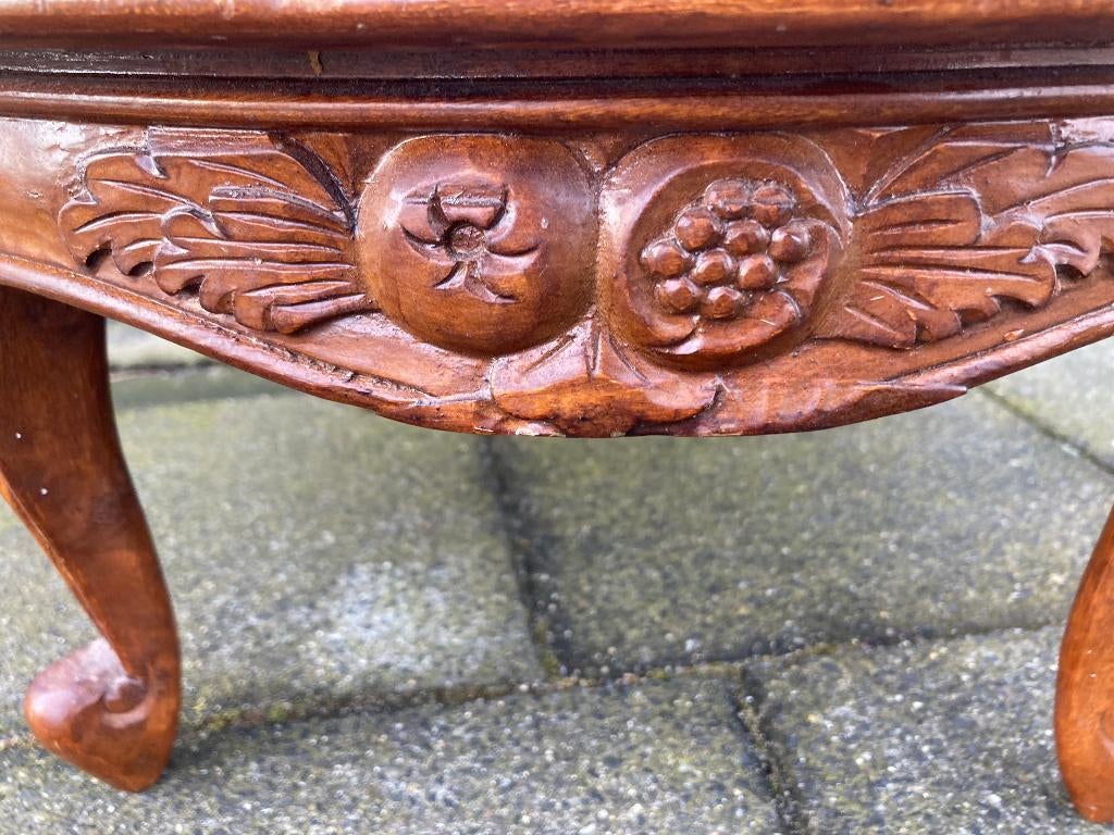 grappige klein ronde bijzettafel 50 x 24 cm, Huis en Inrichting, Minder dan 45 cm, Minder dan 55 cm, De doofpot, Rond