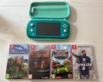 Nintendo Switch Lite, met 4 games, leuk kado voor hem, Ophalen of Verzenden, Zo goed als nieuw