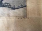 Landschap ets/prent Dirk Harting, Antiek en Kunst, Ophalen of Verzenden