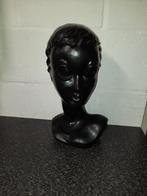 Vintage Twiggy Mannequin Head Black 1960's/ 1970's, Ophalen of Verzenden, Zo goed als nieuw