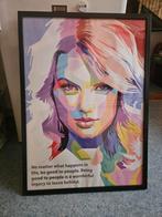 Taylor Swift Poster in Lijst 52.3cm breed 72.3cm hoog., Antiek en Kunst, Ophalen of Verzenden