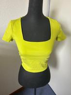 Zara lime groene korte top mt M z.g.a.n, Kleding | Dames, Maat 38/40 (M), Zara, Geel, Ophalen of Verzenden