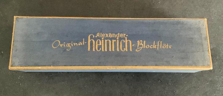 Vintage Alexander Heinrich blokfluit – Nieuw – ca. 1950/60, Muziek en Instrumenten, Blaasinstrumenten | Blokfluiten, Nieuw, Ophalen of Verzenden