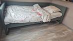 Woood nikki bedbank jade groen, inclusief lattenbodem, 70 tot 85 cm, Ophalen of Verzenden, Zo goed als nieuw, Matras