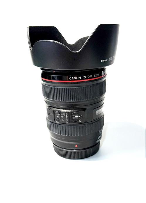 Canon EF 24-105mm f/4 L IS USM lens, Audio, Tv en Foto, Fotografie | Lenzen en Objectieven, Zo goed als nieuw, Standaardlens, Zoom