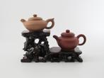Chinees piedestal - theepot set, Antiek en Kunst, Kunst | Beelden en Houtsnijwerken, Ophalen of Verzenden