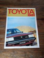 Toyota Modellen 1981 Starlet / Corolla / Tercel / Carina, Zo goed als nieuw, Toyota, Verzenden