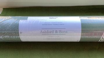 Ashford&Sons. 1 rol vliesbehang Veerle groen. Nieuw! beschikbaar voor biedingen