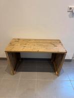 Steigerhouten bureau/kastje 98 x 45 x 62 cm, Huis en Inrichting, Bureaus, Ophalen, Gebruikt