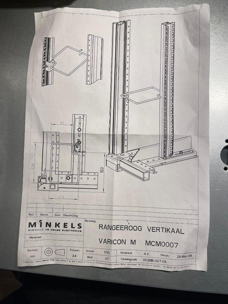 2x Rangeeroog zijmontage, 19", 110 x 154mm (bxd), Computers en Software, Serverkasten, Nieuw, Ophalen