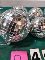 kerstballen glas glitters 6 stuks [429], Ophalen of Verzenden, 'T Olde Gre-j, Info@toldegrej.nl, Endepoelstraat 20f Didam