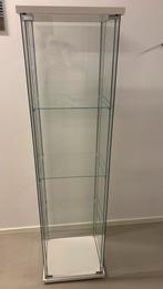 Vitrinekast wit 2x, Huis en Inrichting, Ophalen, Minder dan 50 cm, Met deur(en), 150 tot 200 cm