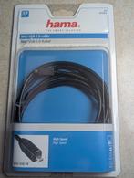 Hama Mini USB 2.0 Kabel - Camcorder & Digicam, Computers en Software, Pc- en Netwerkkabels, Ophalen of Verzenden, Nieuw