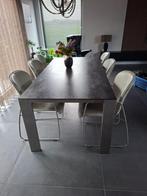 Mooie eettafel, Huis en Inrichting, Tafels | Eettafels, Ophalen, Gebruikt, 100 tot 150 cm, 200 cm of meer