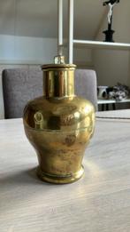 Messing pot, Ophalen