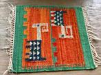 Vintage handgeknoopte tafel/wand kleed Polen 40/40 jaren 60, Ophalen of Verzenden, Zo goed als nieuw, Rechthoekig