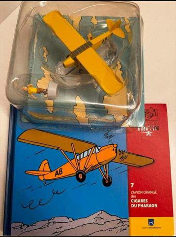 Kuifje vliegtuig 1:43 het oranje vliegtuig uit sigaren farao beschikbaar voor biedingen