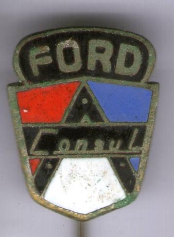 FORD Consul email op zilverkleurig auto speldje ( B_075 ) beschikbaar voor biedingen