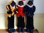 3  "Gebroederlijke" Zwarte Pieten etalage poppen ., Diversen, Sinterklaas, Ophalen