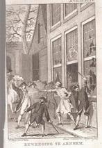 Arnhem. Beweeging te Arnhem, 1787 Kopergravure Vinkeles, Ophalen of Verzenden
