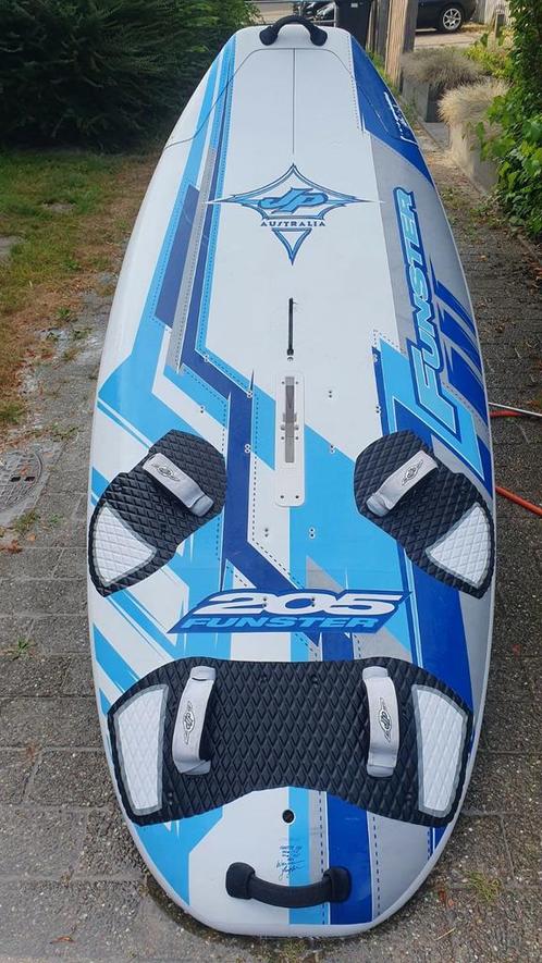 Jp funster 205 liter met zwaard  soft deck zgan compleet, Watersport en Boten, Windsurfen, Zo goed als nieuw, Minder dan 250 cm