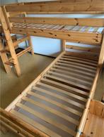 Flexa Stapelbed met onderschuifbed, Gebruikt, Hoogslaper of Stapelbed, 70 tot 85 cm, Ophalen of Verzenden