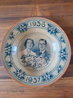 Uniek metalen bordje ter ere van t huwelijk van Juliana, Antiek en Kunst, Ophalen of Verzenden