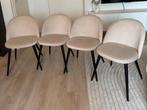 Velvet eetkamerstoelen, Huis en Inrichting, Stoelen, Ophalen, Overige materialen, Overige kleuren, Zo goed als nieuw
