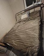 Bed 160x200 inclusief matras, Huis en Inrichting, Slaapkamer | Bedden, Gebruikt, Bruin, Tweepersoons, Ophalen of Verzenden