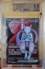 Team Rocket's Mewtwo ex BGS 9.5, Ophalen of Verzenden, Zo goed als nieuw, Losse kaart, Foil
