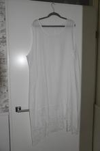 Wit tuniekje met kantrand van made bij italy, Ophalen of Verzenden, Zo goed als nieuw, Wit, Blouse of Tuniek
