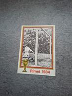 Panini sticker WK 74 Muncen. Historiesticker Rimet 1934, Verzenden, Zo goed als nieuw, Sticker
