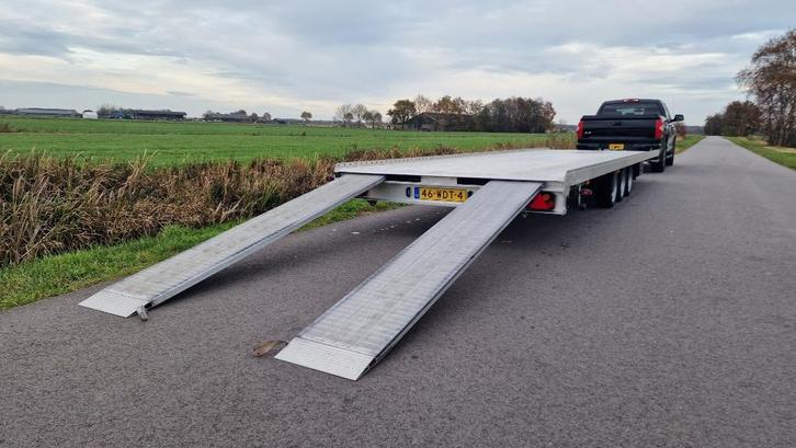 BOLLE Autotransporter voor 2 auto's 2610KG laadvermogen 2022, Auto diversen, Aanhangers en Bagagewagens, Gebruikt, Ophalen
