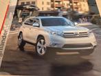 2013 dikke Toyota Landcruiser jeep folder Highlander óók kle, Boeken, Ophalen of Verzenden, Zo goed als nieuw, Toyota