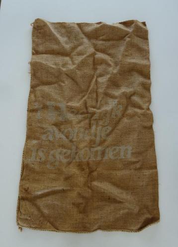 Vintage Jute Sinterklaas Zak uit de Jaren 90 beschikbaar voor biedingen