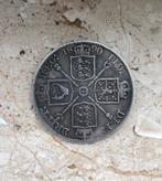 Schaarse zilveren double florin queen Victoria 1890, Postzegels en Munten, Munten | Europa | Niet-Euromunten, Ophalen of Verzenden