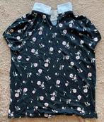 Merkloos Dames Blouse, Zwart, Ophalen of Verzenden, Merkloos, Korte mouw