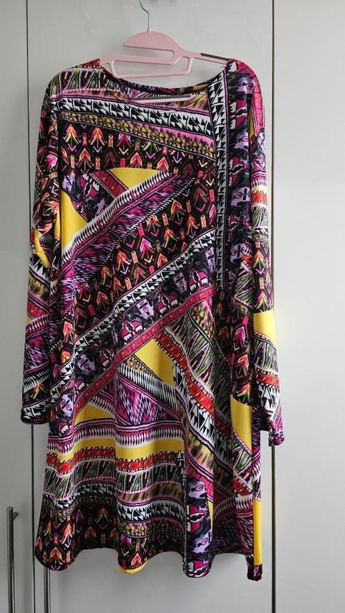 Prachtige kleurrijke Jurk/Tuniek mt 46🌺Als nieuw🎀, Kleding | Dames, Jurken, Zo goed als nieuw, Maat 46/48 (XL) of groter, Overige kleuren