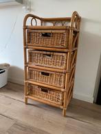 Rotan kastje, Overige materialen, 100 tot 150 cm, 3 of 4 laden, 25 tot 50 cm