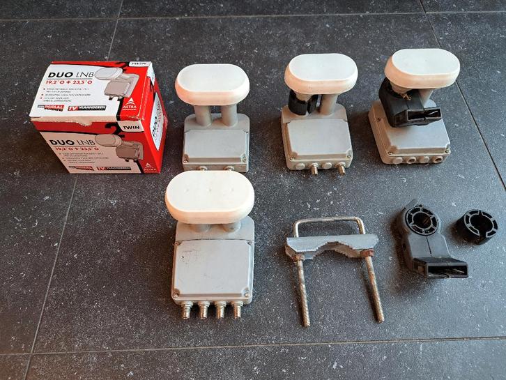 4x Duo LNB Schotelantenne Canal Digitaal, Audio, Tv en Foto, Schotelantennes, Gebruikt, (Schotel)antenne-accessoires, Overige merken