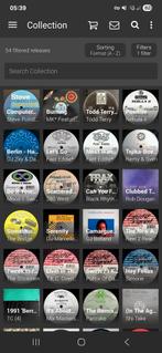 54 house / oldschool / techno vinyls, Ophalen, Gebruikt