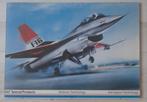 Zeer zeldzame originele poster general dynamics F16 YF16, Verzamelen, Ophalen, Met lijst, Deurposter of groter, Rechthoekig Liggend