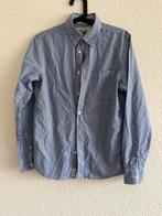 Blauw geruit overhemd van L.O.G.G (H&M), maat 164, Overhemd of Blouse, Ophalen of Verzenden, Zo goed als nieuw, Jongen