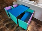 Leuk kinder zitje met tafel, bankje en stoeltjes, Ophalen, Gebruikt