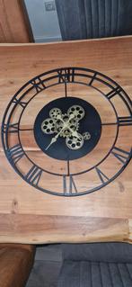 Decoratieve Wandklok met Raderwerk, Ophalen, Gebruikt, Analoog, Wandklok