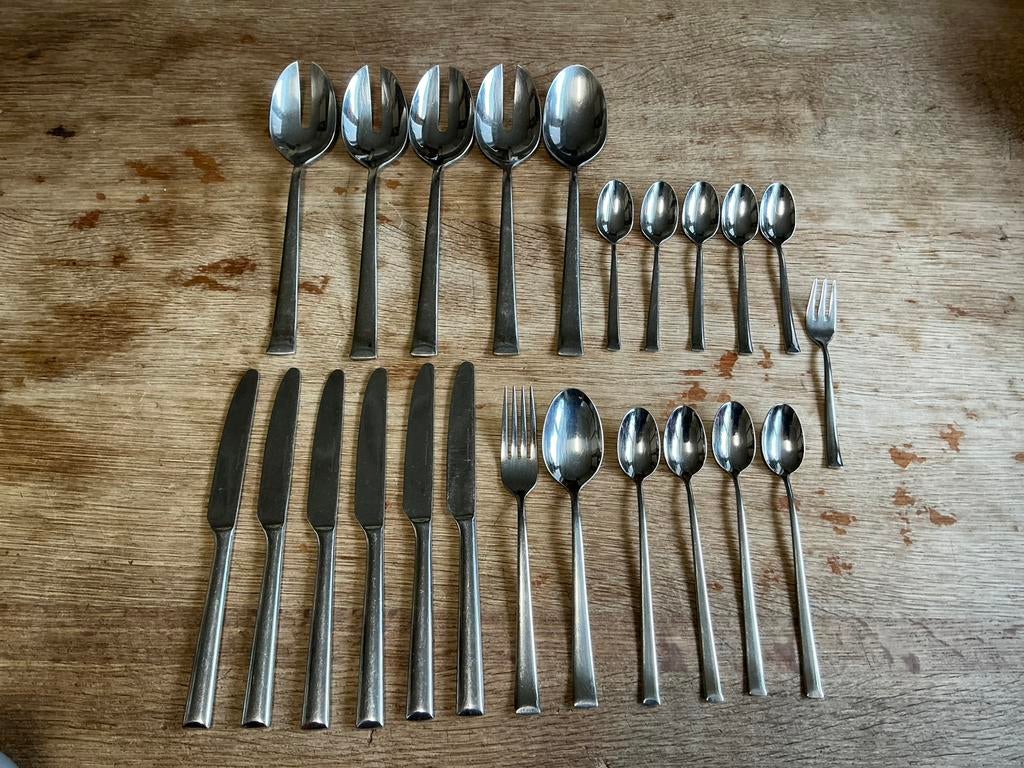 Vivo bestek, Ophalen of Verzenden, Gebruikt, Rvs of Chroom, Los bestek